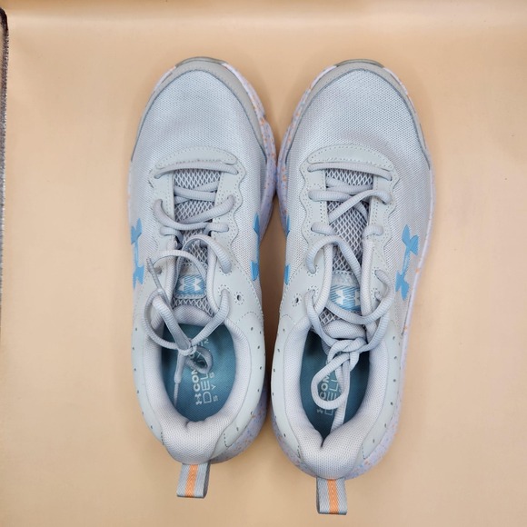 Under Armour Charged  Shoes Mens Size‎ 10.5 Cushion Mesh Running 3027093-100 - Picture 6 of 11